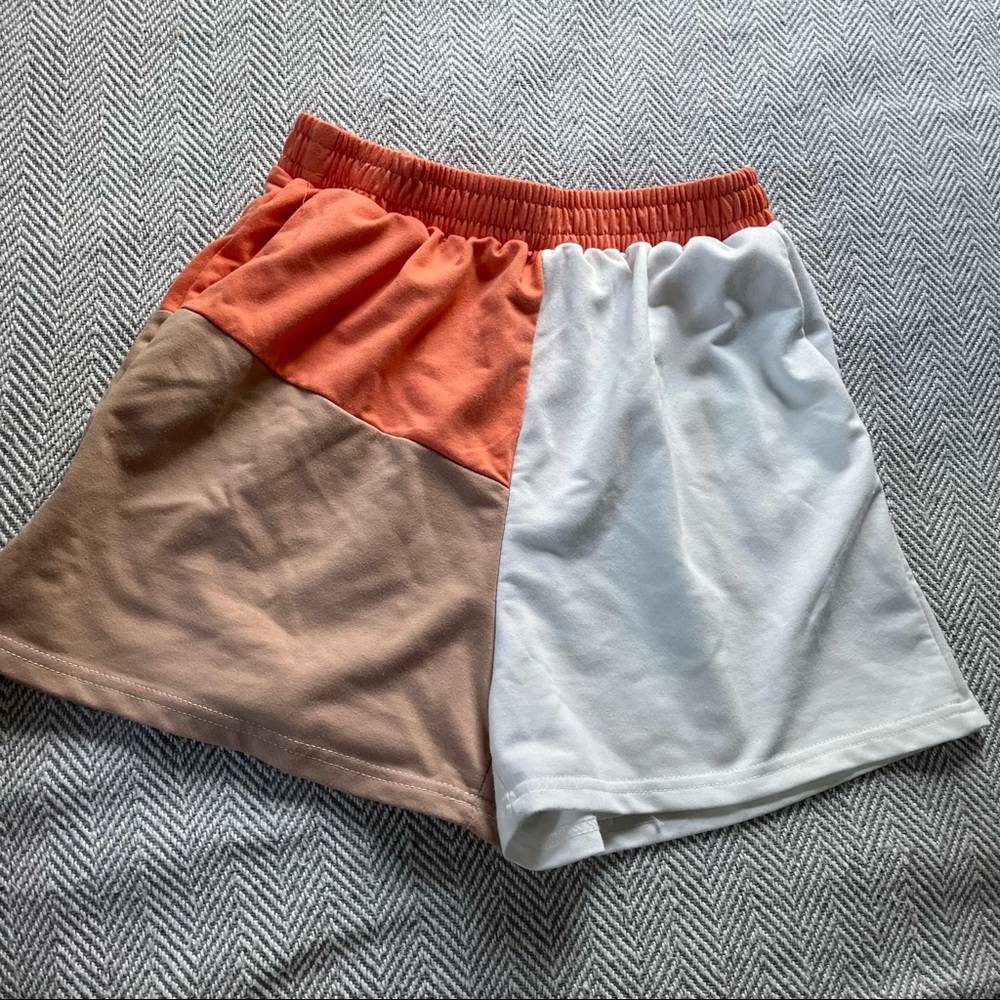 Color Block Sweat Shorts